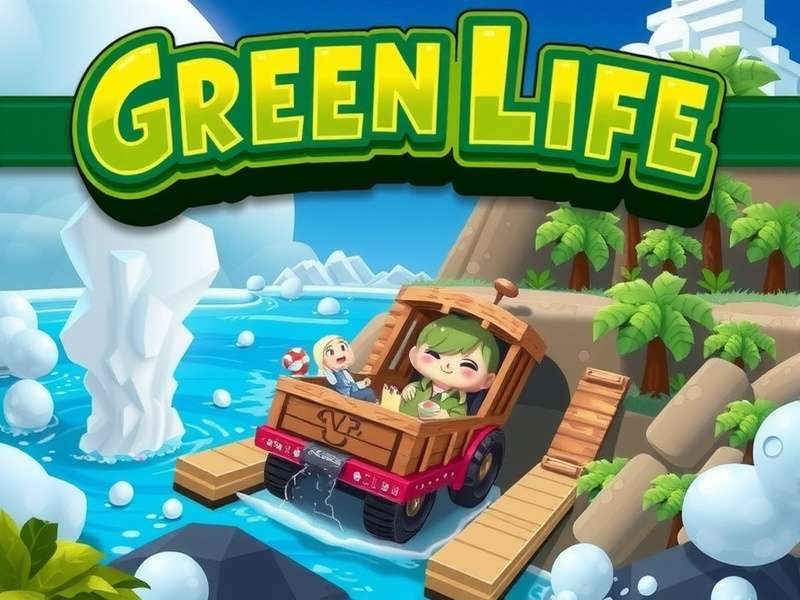 Green Life Adventure Game Banner